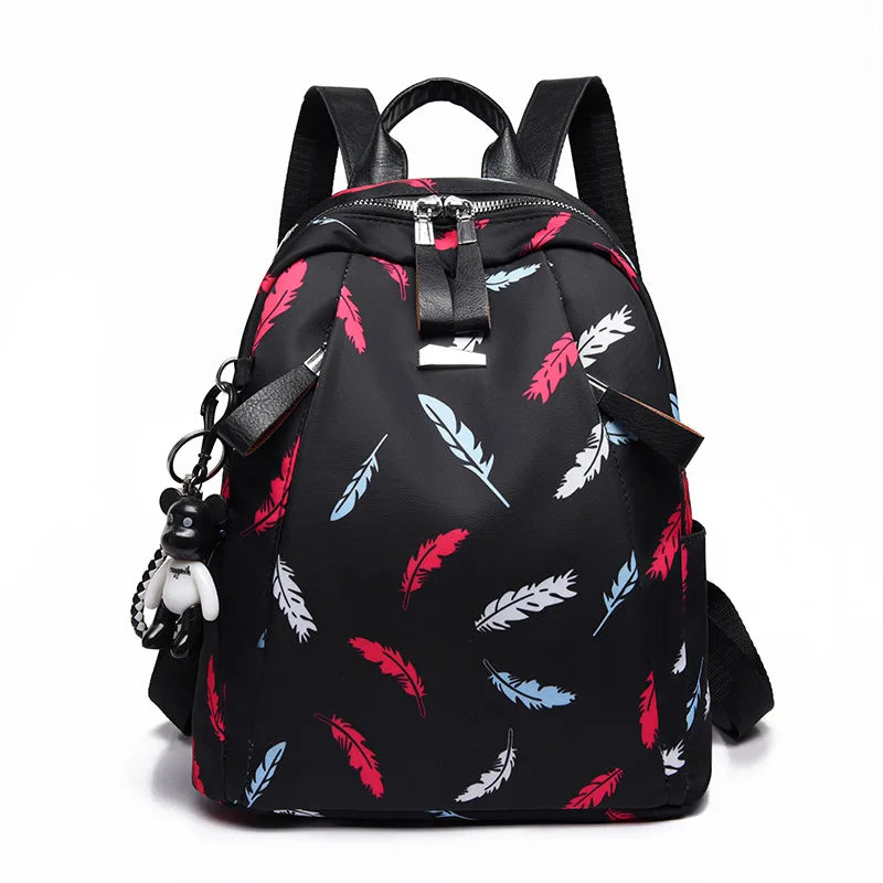 Printing Casual Anti-theft Backpack