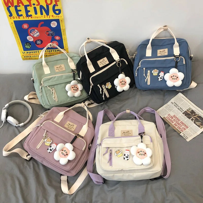 Multifunctional Backpack Teenage Girl Travel Bag Female Schoolbag