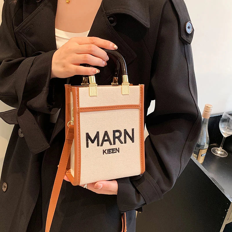 Women Messenger Bags Small Totes Casual Lady Brown Shoulder Bags