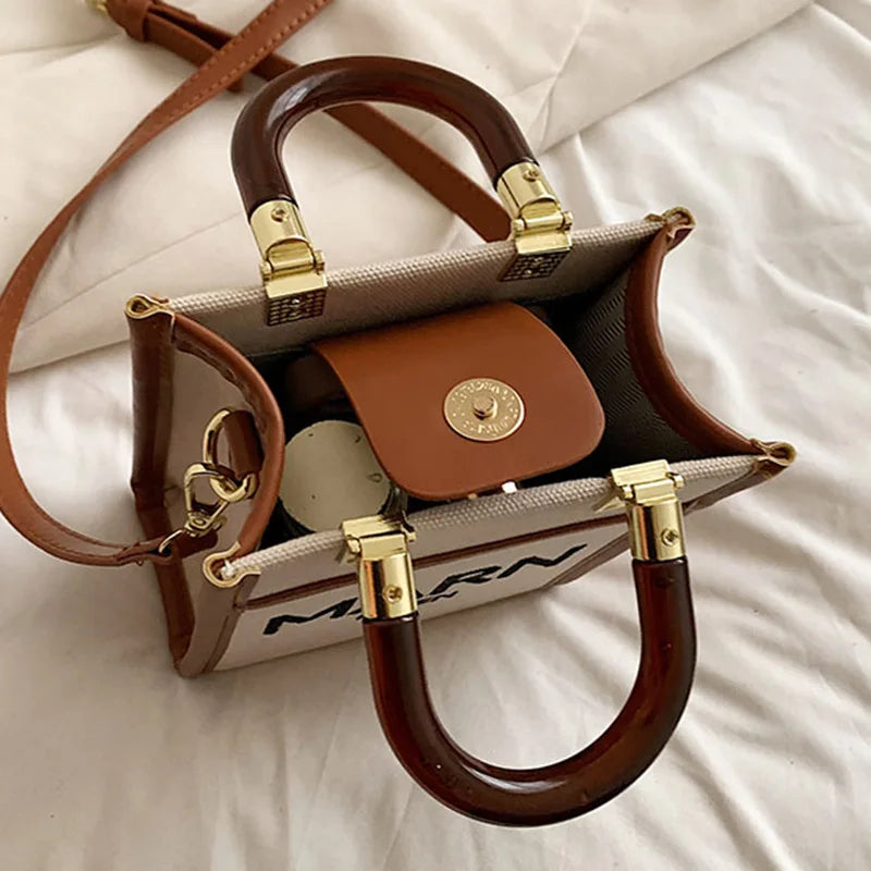 Women Messenger Bags Small Totes Casual Lady Brown Shoulder Bags