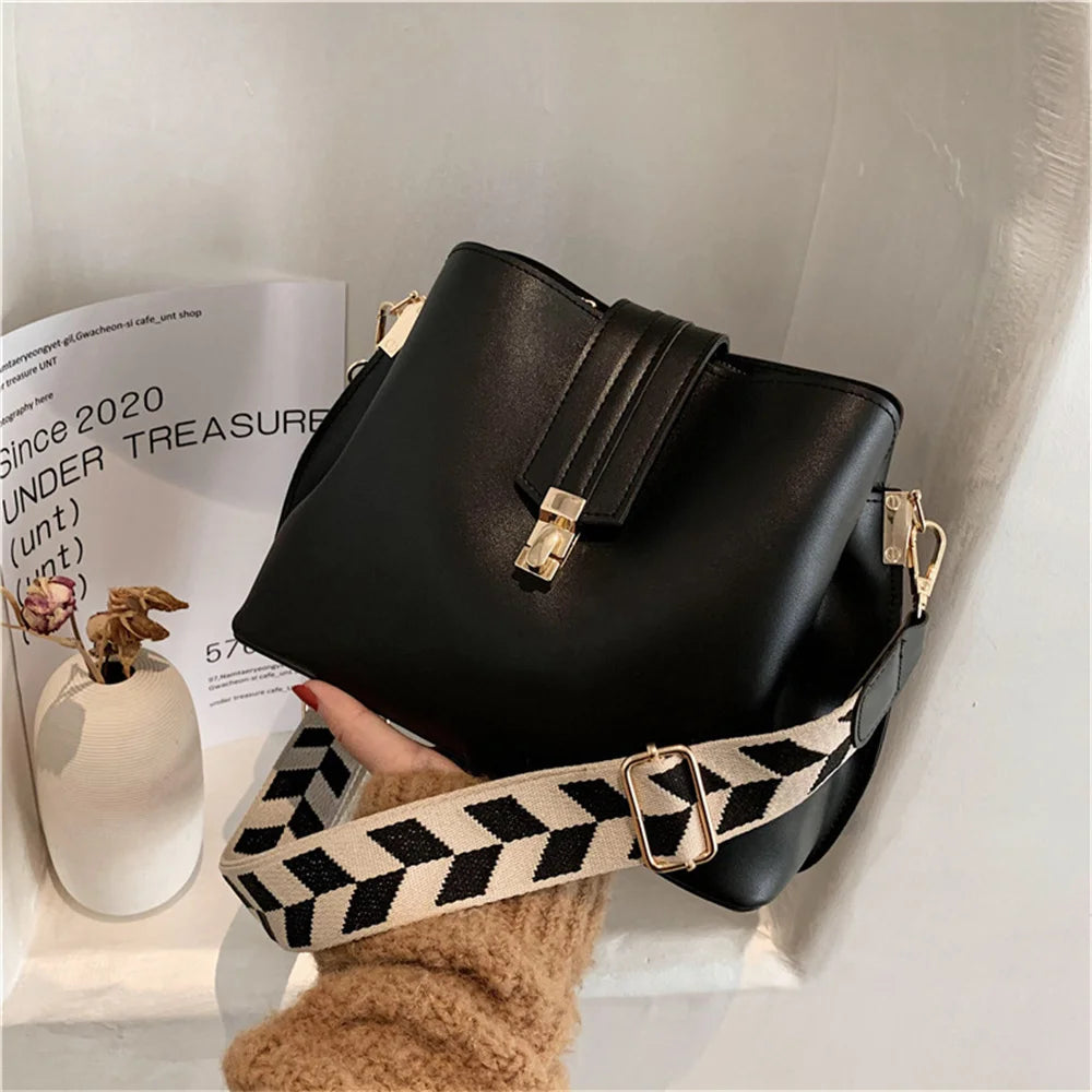 Shoulder Bag Women Handbag Bucket Bags Leather Women Crossbody Bag