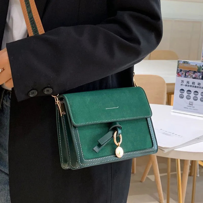 Small Flap Bag PU Leather Crossbody Shoulder Bag