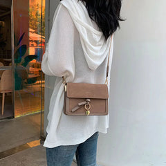 Small Flap Bag PU Leather Crossbody Shoulder Bag