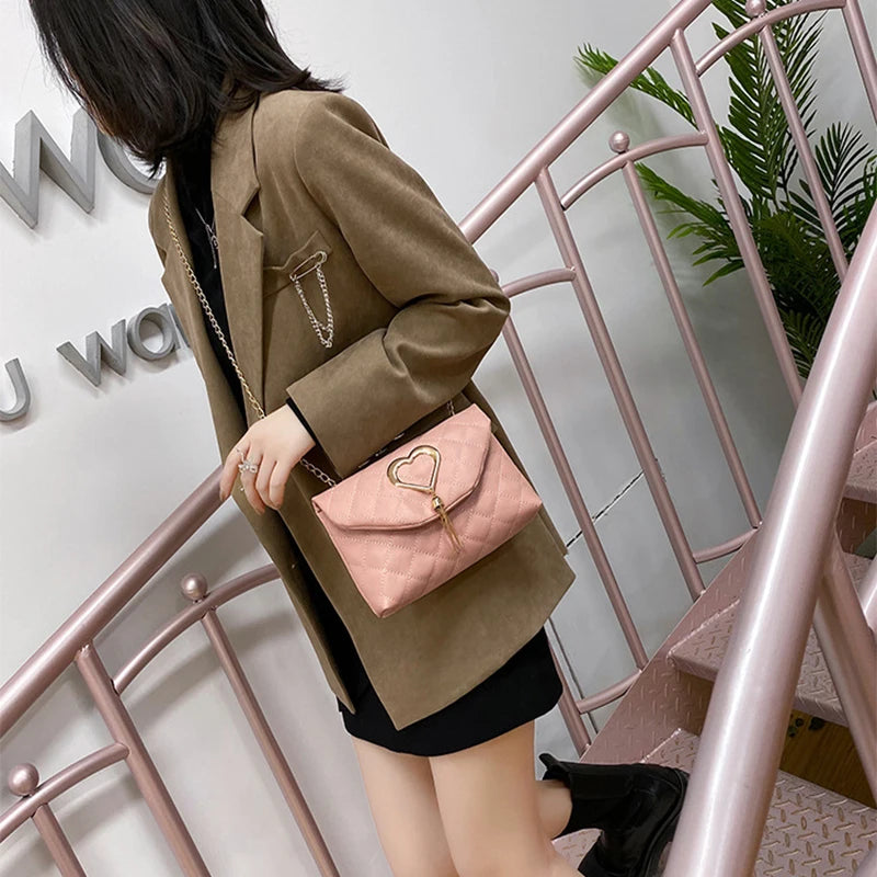 Embroidered Tassel Messenger Bag for Women