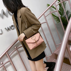 Embroidered Tassel Messenger Bag for Women