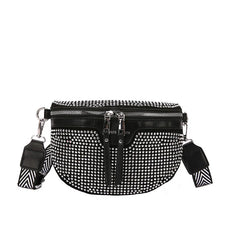 Leather Waist Bag Shoulder Messenger Travel Chest Pack Women Fanny Pack