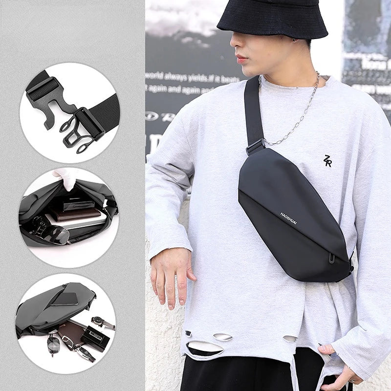 Men's Outdoor Mobile Phone Bag, Multi-functional Fanny Pack