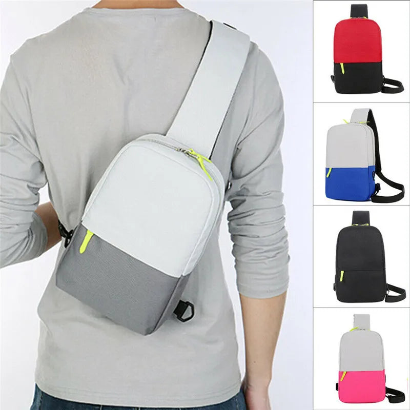 Men Chest Bag Casual Outdoor Oxford Single Shoulder Business Messenger Crossbody