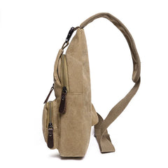Canvas Crossbody Bag Vintage Small Shoulder Messenger Famous Travel Chest Bag