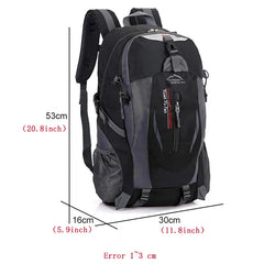 Waterproof Men Travel Backpack Nylon Sport Bags Casual Camping Laptop Backpack