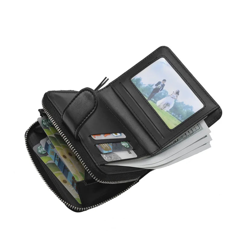 Men Wallets Credit Card/ID Holder Vintage Male Wallet High PU Leather