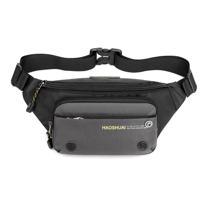 Men Casual Mobile Phone Messenger Shoulder Bag Chest Bag