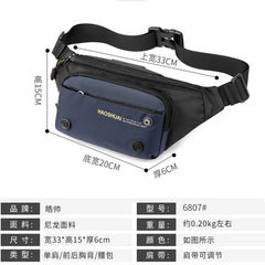 Men Casual Mobile Phone Messenger Shoulder Bag Chest Bag