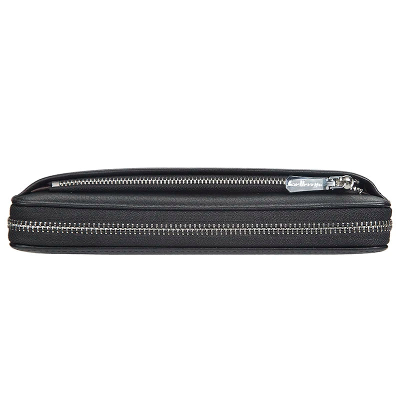 Men's Zipper Clutch Wallet Large Capacity Mobile Phone Bag