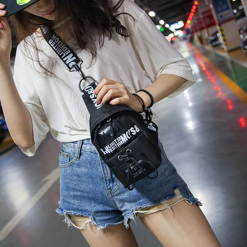 Men's Waist Bag Sports Bag Messenger Bag Men's Cross Waist Bag Chest Bag