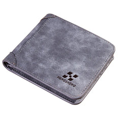 Men's Short Leather Wallet Retro Multi-Card Wallet