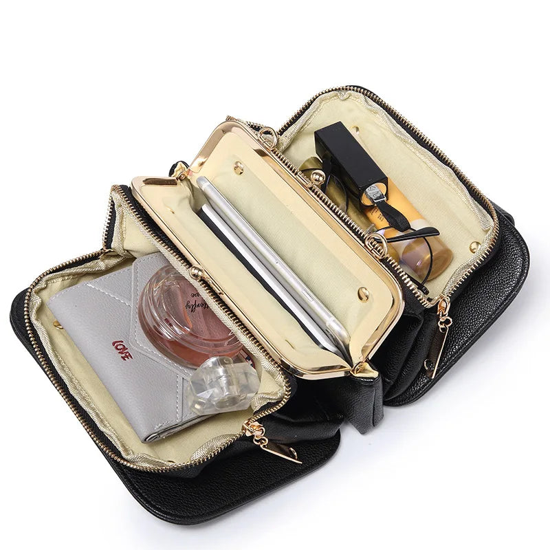 Mini Crossbody Bag Chain Strap Flap Handbag