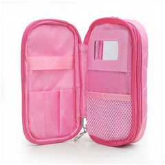 Mini Ladies Cosmetic Bag Waterproof Storage Makeup Bag Multi-purpose Pen