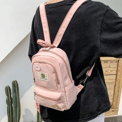 Mini Women's Backpack Multifunctional Small Shoulder Bag for Girls