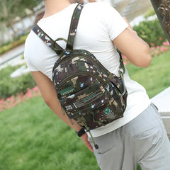 Men's Camouflage Chest Bag Waterproof Shoulder Bag