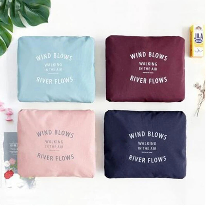 Nylon Foldable Travel Bag Unisex Large Capacity Handbag