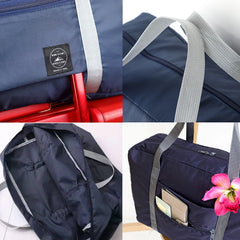 Nylon Foldable Travel Bags Large Capacity Duffle Bag Unisex Clothes Organizers