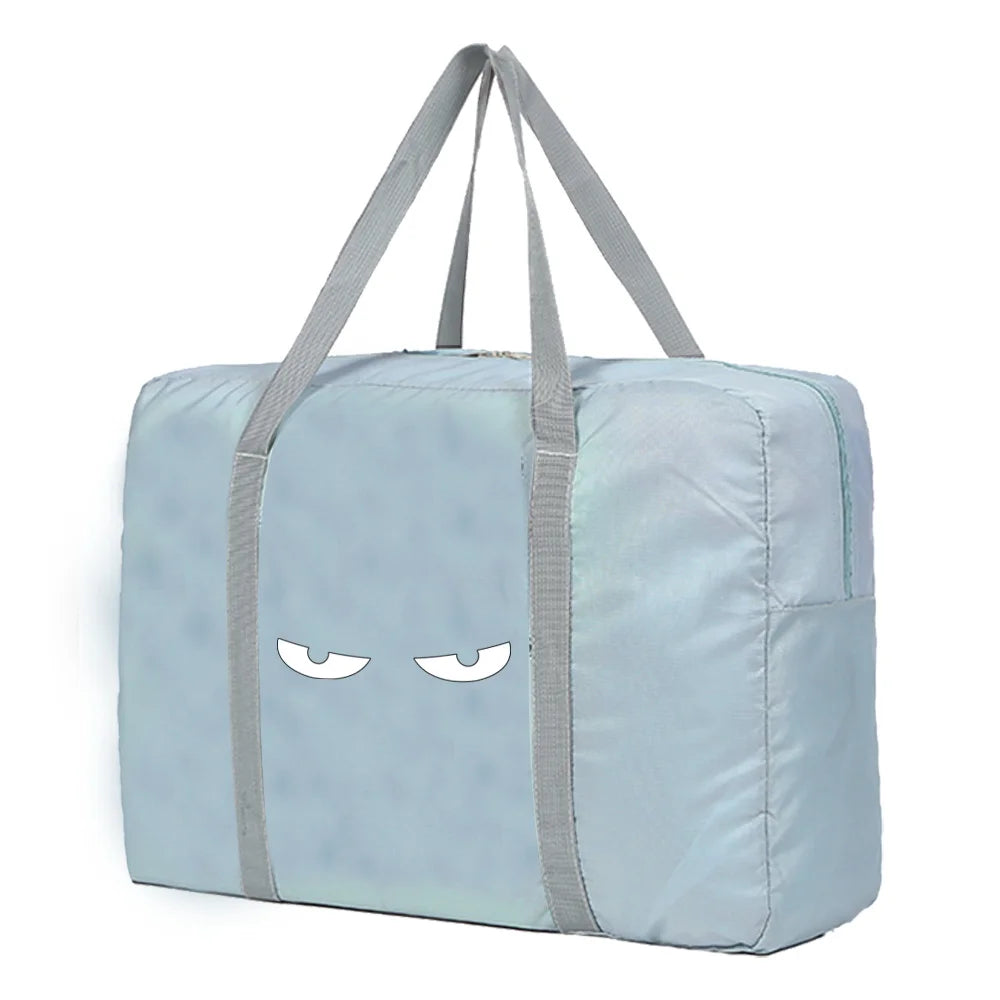 Nylon Foldable Travel Bags Women WaterProof Weekend Organizer