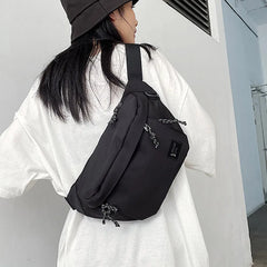Nylon Waist Bags Street Hip Hop Belt Bag Phone Pack High Capacity