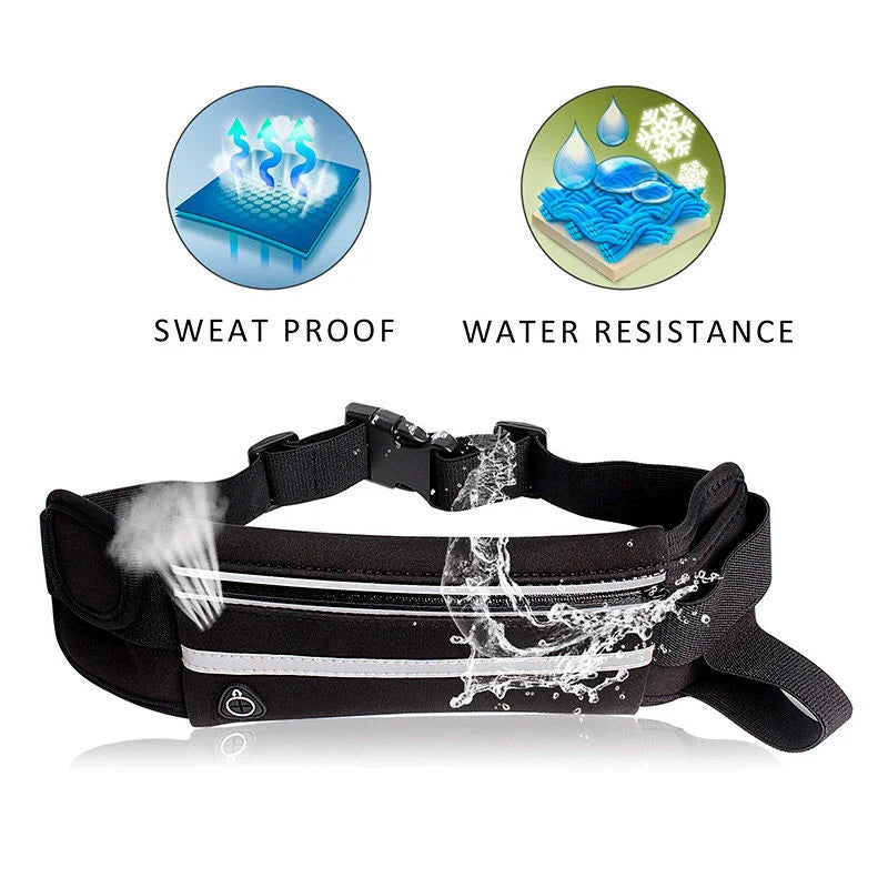 Anti-theft Running Belt Waterproof Outdoor Sports Pockets