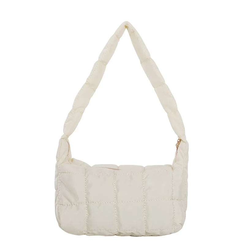 Embroidered Rhombus Shoulder Bag for Women