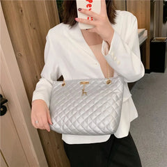 PU Leather Women Shoulder Bag Casual Large Capacity Chain Top-handle Bags