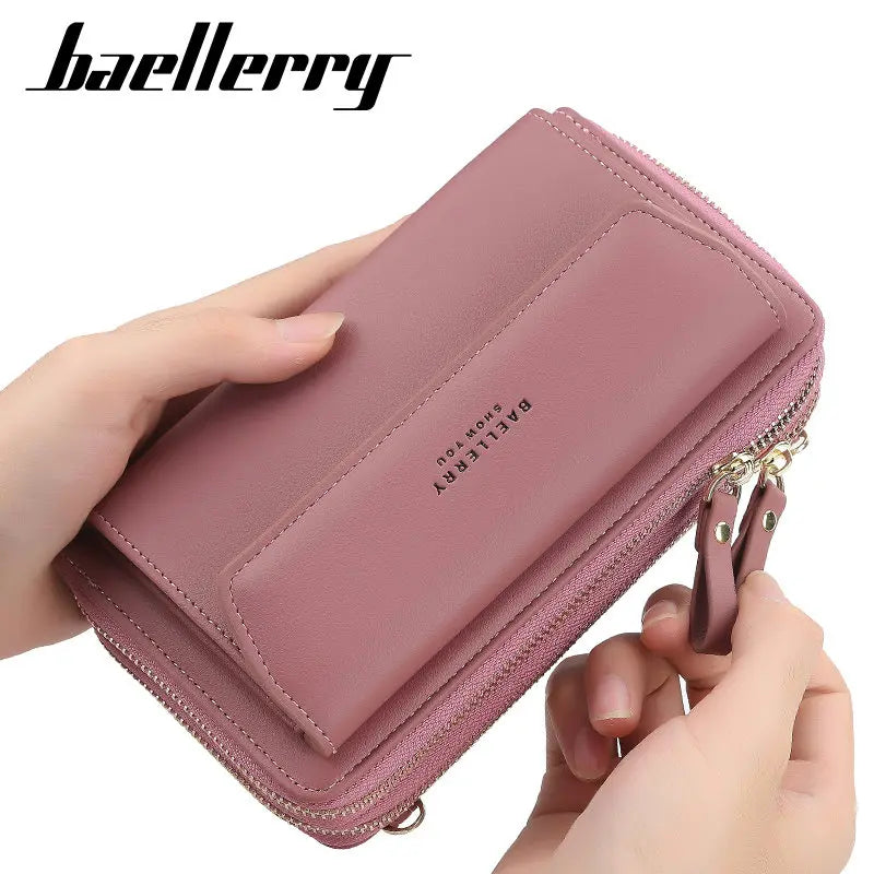 PU Leather Messenger Bag Women Bag Female Purse Top Phone Pocket