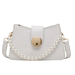 Retro Chains Hasp Shoulder Bag Small Bucket Bag