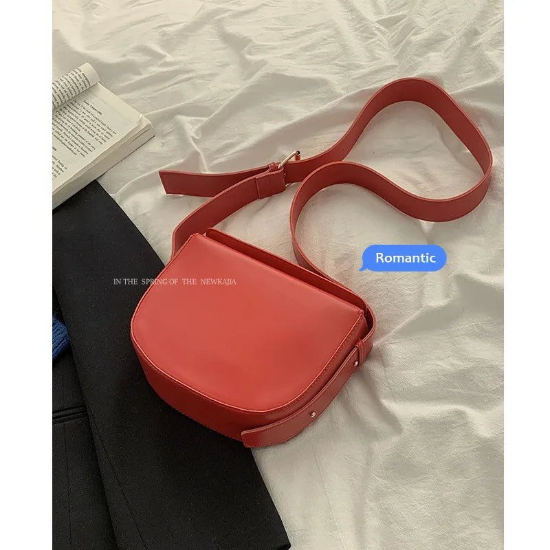 Stylish PU Leather Woman Handbag Shoulder Bag