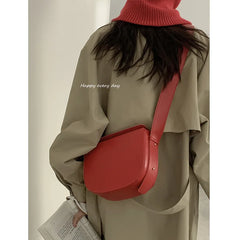 Stylish PU Leather Woman Handbag Shoulder Bag