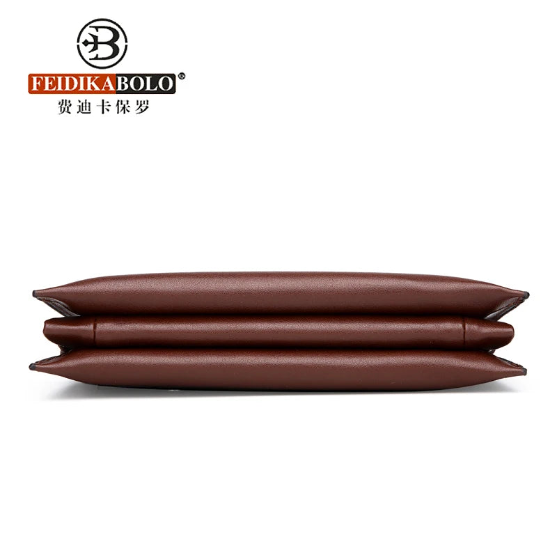 Men's Clutch Bag with Password Lock, Large Capacity Wallet and Phone Holder