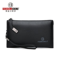 Men's Clutch Bag with Password Lock, Large Capacity Wallet and Phone Holder