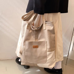 Patchwork Canvas Women Totes Travel Girls Shopping Bag