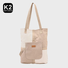 Patchwork Canvas Women Totes Travel Girls Shopping Bag