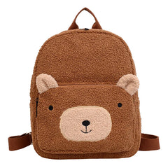Personalized Embroidery Name Bear Backpack Children Travel Rucksack
