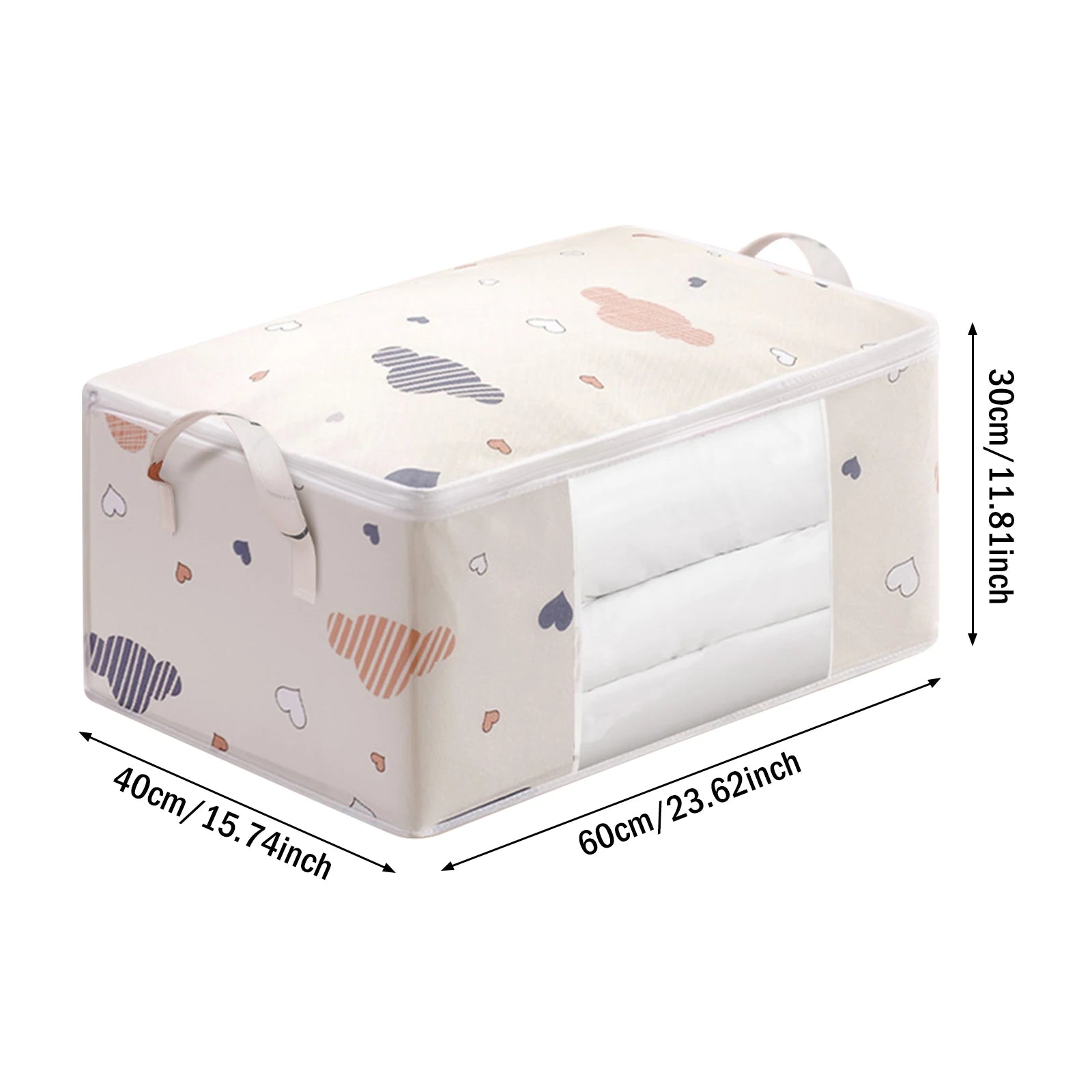 Foldable Storage Bag Quilt Closet Organizer