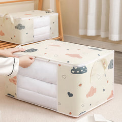 Foldable Storage Bag Quilt Closet Organizer