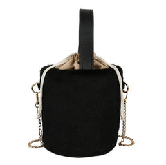 Fur Bucket Bag Wild Lady Candy Shoulder Bag