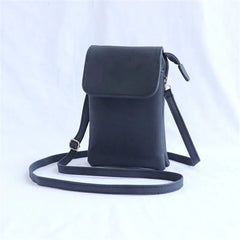 Retro Single Shoulder Messenger Bag Mini Small Compartment Large Screen Mobile P
