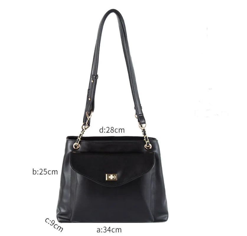 Retro Texture Women's Tote Bag Shoulder High Capacity