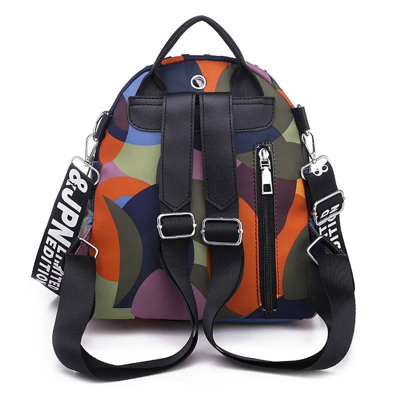 Camouflage Shell Backpack Women Dual-use Anti-theft Outdoor Travel Backpack
