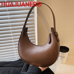 Women's Small PU Leather Hobo Handbag Lady Tote Shoulder Bag