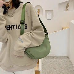 Small Nylon Messenger Shoulder Bag for Women