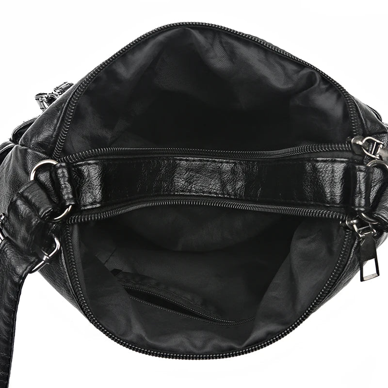 Women's Casual Leather Shoulder Bag Crossbody Hobos Handbag