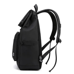 Men's Leisure Travel Backpack Large Capacity Lightweight Schoolbag
